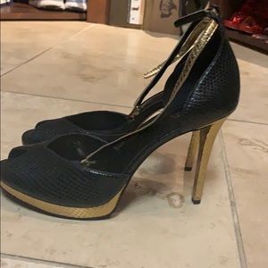 Michael Michael Kors platform peep toe heels 9.5